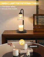 Candle Warmer Lamp with Timer Dimmer, Birthday Gifts for Mom Women Friend Sister, House Warming Gifts, Wax Melt Warmer, Office Apartment Dorm Room Home Decor - Image 4
